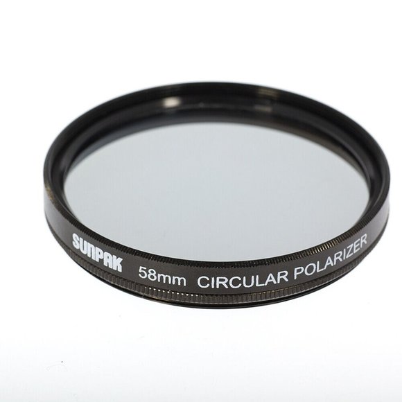 Sunpak - 58mm Circular Polarizer Filter - Picture 1 of 9